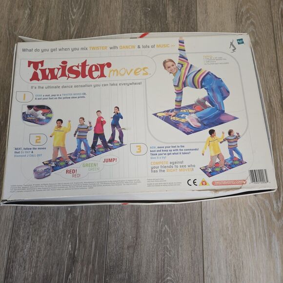 Twister Moves Game Vintage Y2K CD Milton Bradley Just Dance Jesse McCartney - Picture 4 of 4
